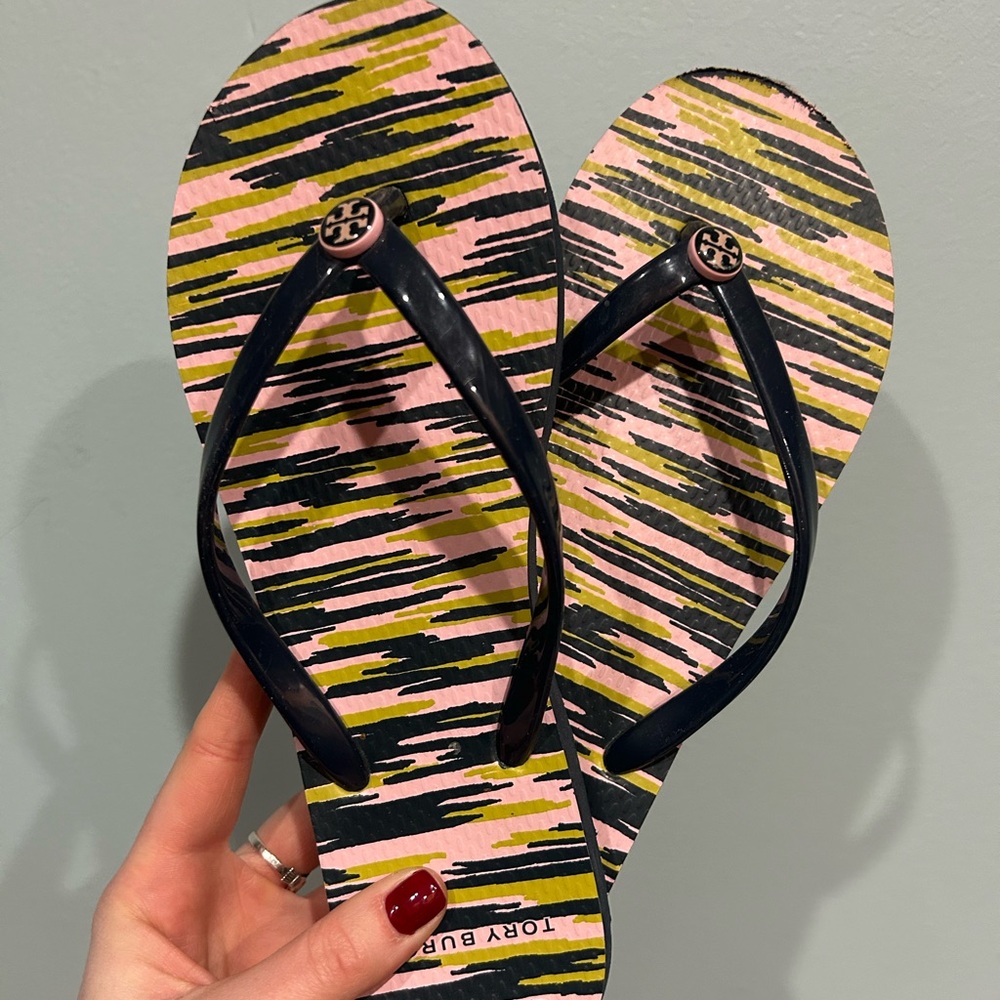 Tory Burch flip flops!